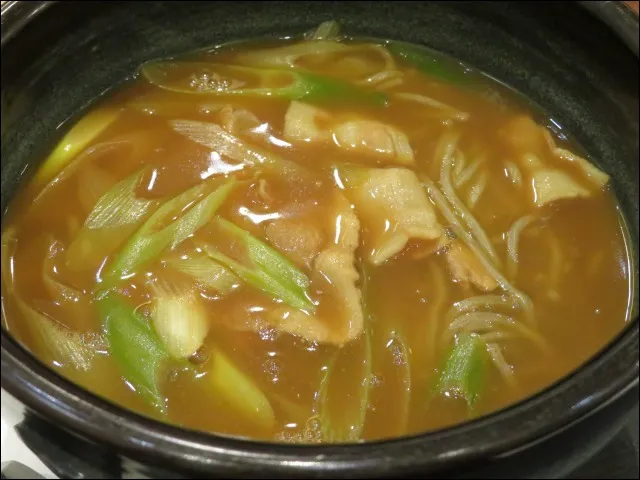 カレー南蛮そば アップ（凛や）