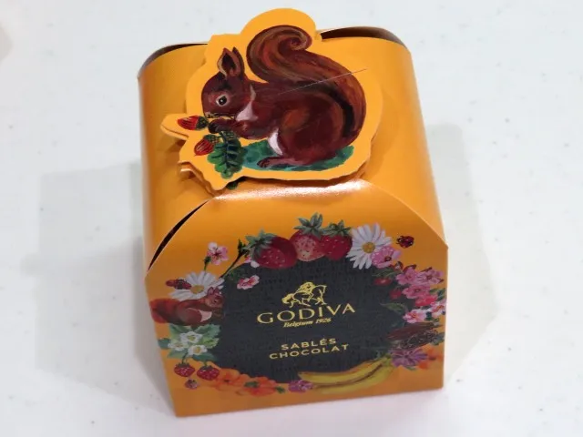 ゴディバフルーツバスケット サブレショコラ リスの箱（ゴディバ）