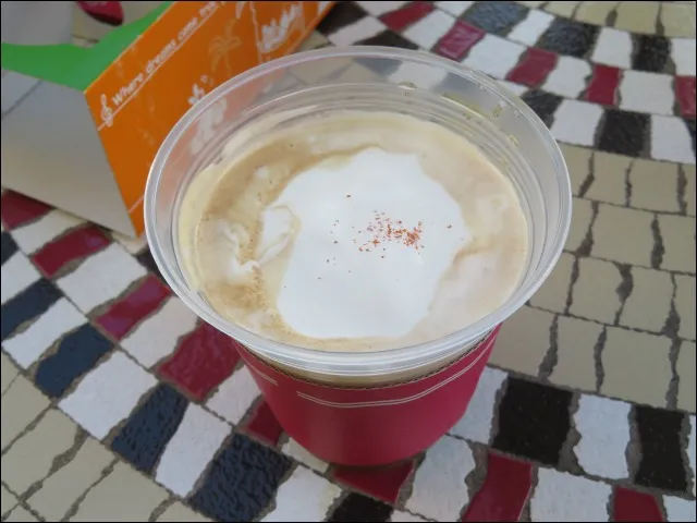 コーヒーカクテル(ラム&ホイップ) 上面(カフェ・オーリンズ)