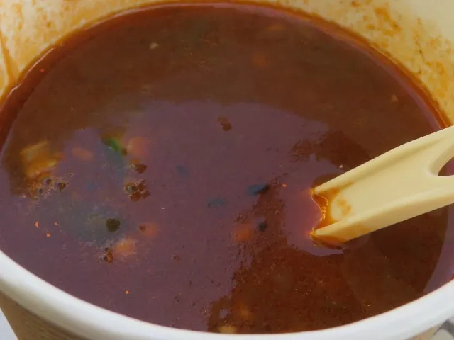ガンボスープ（ライス入り） アップ（カフェ・オーリンズ）