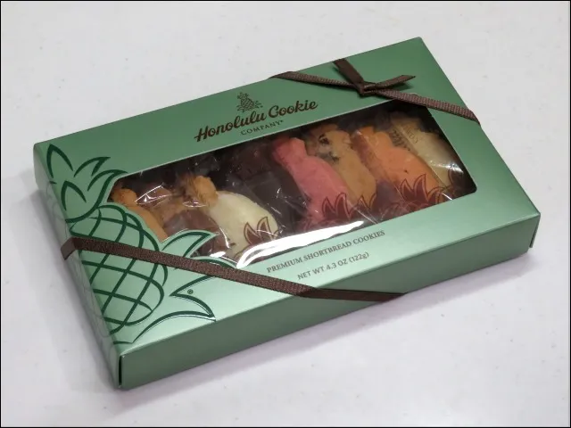 パイナップル・ウィンドウ ギフトボックス 箱（ホノルル・クッキー・カンパニー）