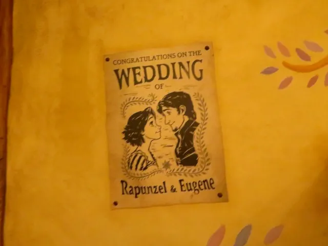 ラプンツェルとユージーンの手配書風結婚通知（スナグリーダックリング）