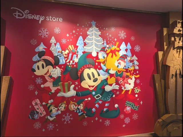 Christmas 2024壁飾り集合絵(ディズニーストア)