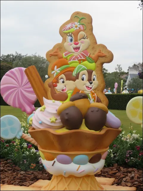 チップ、デール、クラリスクッキー(ヴァネロペのスウィーツ・ポップ・ワールド)