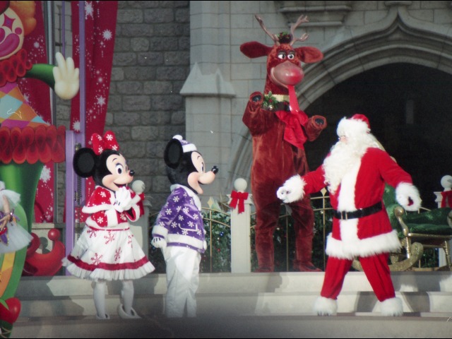 ミニー、ミッキー、サンタ（ミッキーのメリークリスマス）