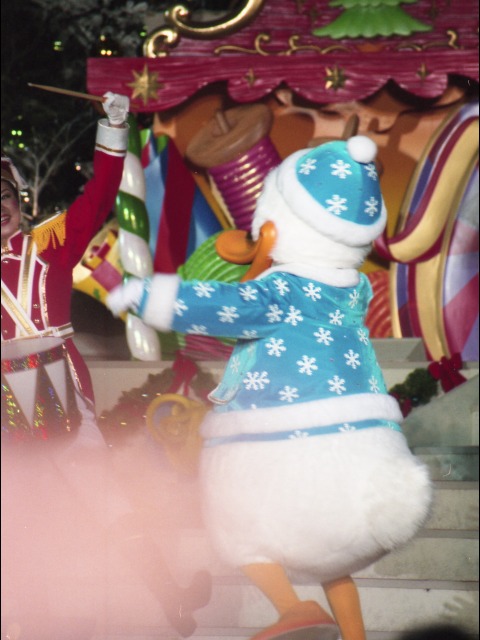 ドナルドの後ろ姿（ミッキーのメリークリスマス）