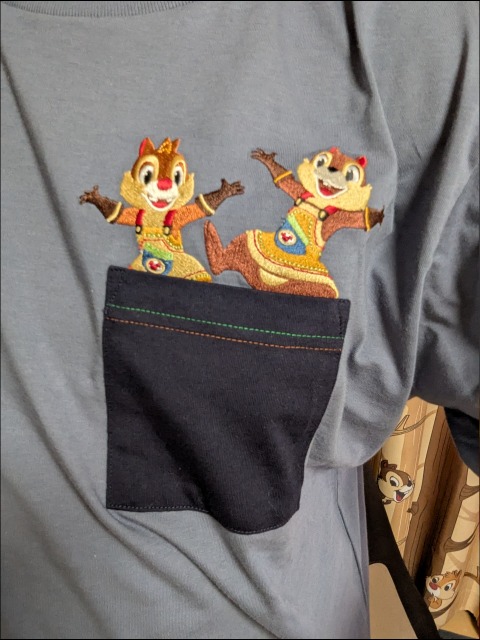 キングダムハーツのチップとデールTシャツ（グラニフ）