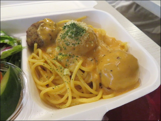 ミートボールパスタ アップ（Susan's MEAT BALL）