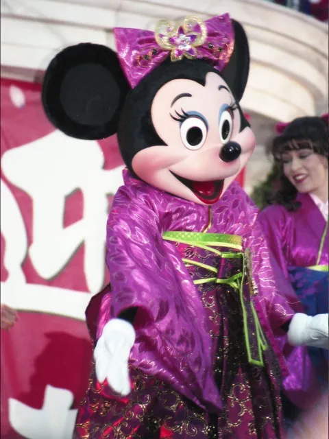 ミニーマウス（ニューヨーク“お正月”グリーティング）