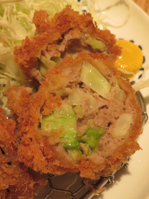 キャベツメンチかつ（とんかつ 和幸）
