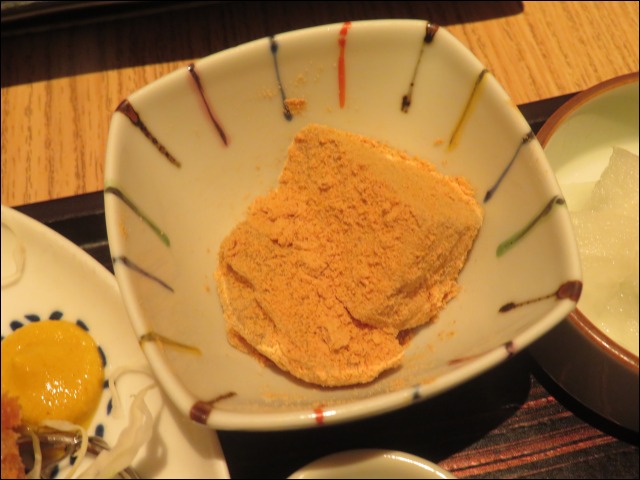 わらび餅（とんかつ 和幸）