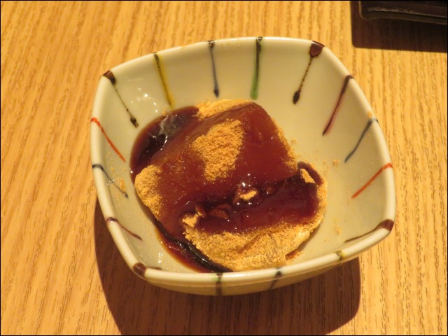 わらび餅（とんかつ 和幸）