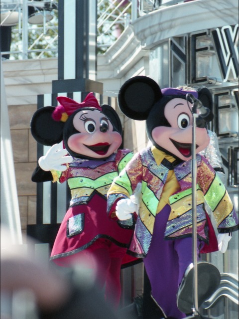 ミニーとミッキー（ディズニー・リズム・オブ・ワールド）