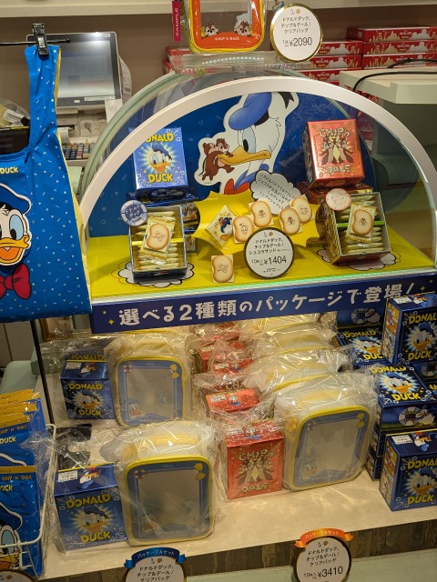 ショコラサンド売り場 クリアバッグセット（東京ばな奈）