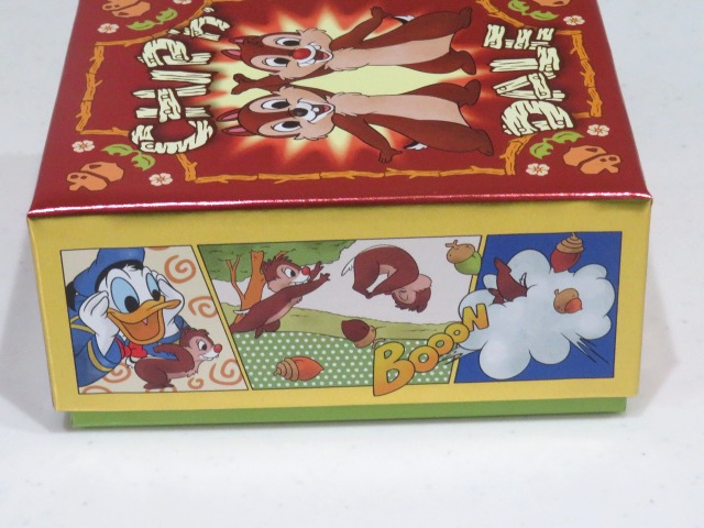 ショコラサンド 箱側面（東京ばな奈）