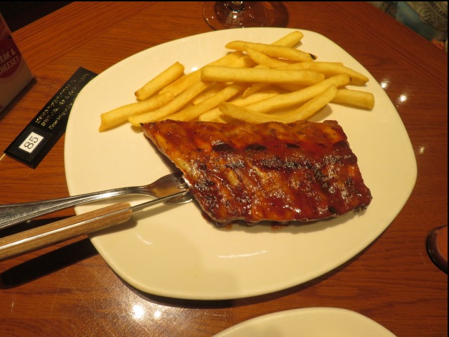 ベビーバックリブ（OUTBACK STEAKHOUSE）