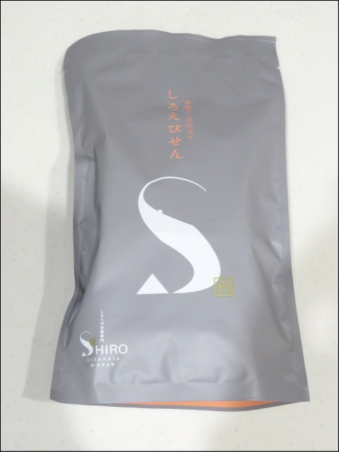 しろえびせん パッケージ（SHIRO SASARAYA）
