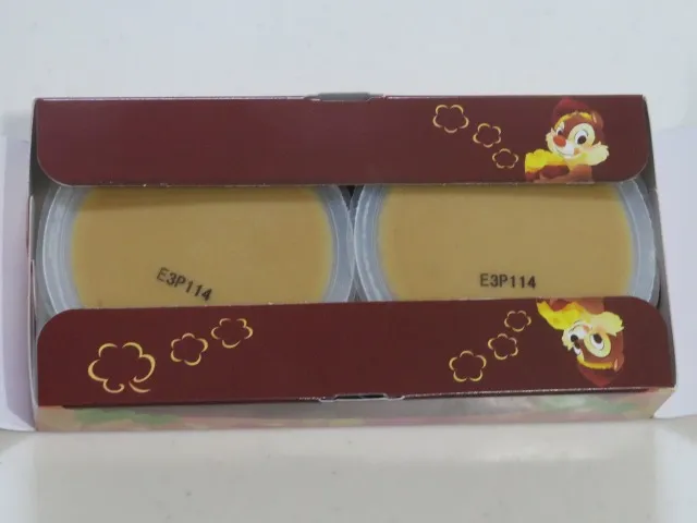 チップ＆デール プリン 生スイートポテトプリン SWEET POTATO FLAVOR 内箱（ディズニーストア）
