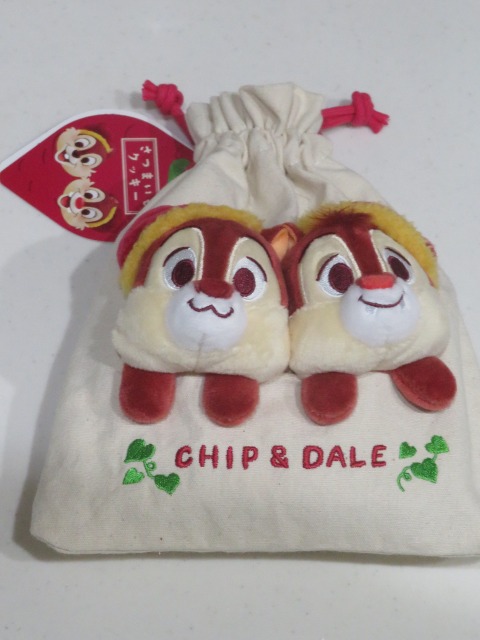 チップ＆デール クッキー 巾着入り SWEET POTATO FLAVOR 巾着（ディズニーストア）