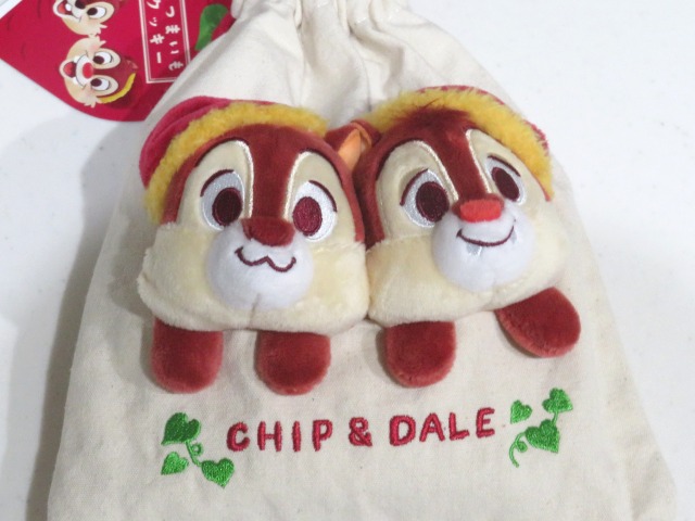 チップ＆デール クッキー 巾着入り SWEET POTATO FLAVOR 巾着アップ（ディズニーストア）