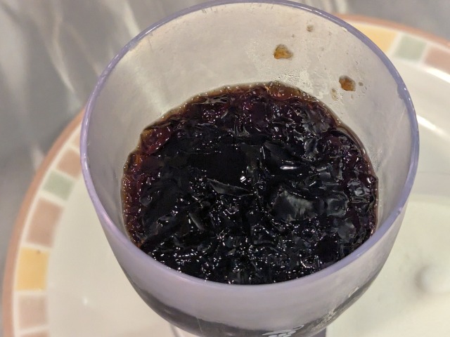 コーヒーゼリー＆ミルクジェラート ゼリーアップ（サイゼリヤ）