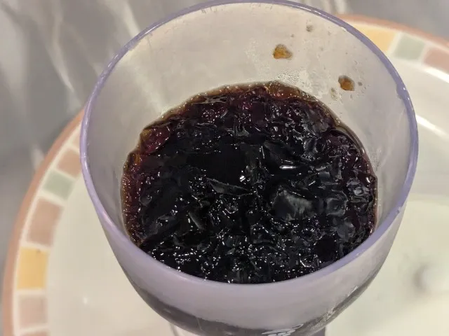 コーヒーゼリー&ミルクジェラート ゼリーアップ(サイゼリヤ)