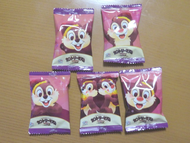 カントリーマアム チップ＆デール スイートポテト チョコチップクッキー 個装（ディズニーストア）