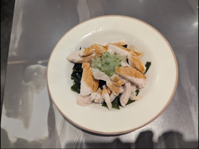 蒸し鶏の香味ソース（サイゼリヤ）