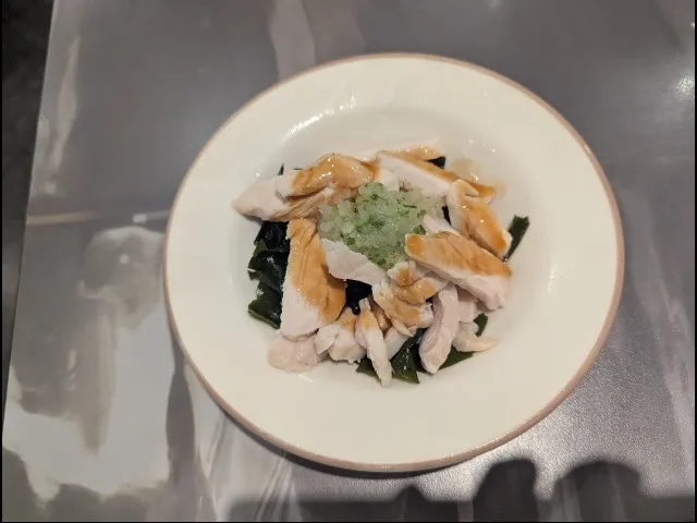 蒸し鶏の香味ソース（サイゼリヤ）