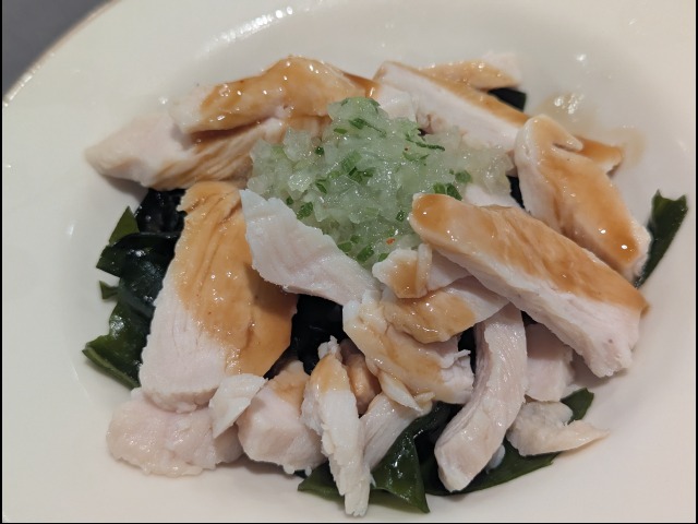 蒸し鶏の香味ソース（サイゼリヤ）