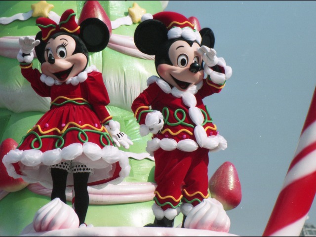 ミニーとミッキー（ミッキーのクリスマス・オン・パレード）