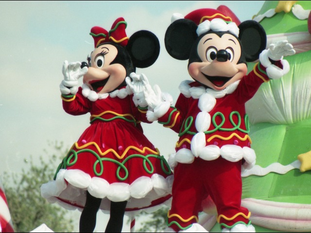 ミニーとミッキー（ミッキーのクリスマス・オン・パレード）