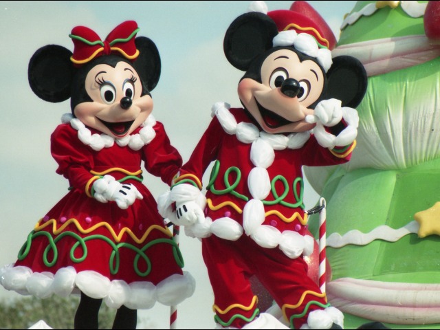 ミニーとミッキー（ミッキーのクリスマス・オン・パレード）