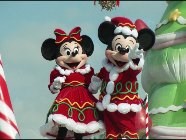 ミニーとミッキー（ミッキーのクリスマス・オン・パレード）