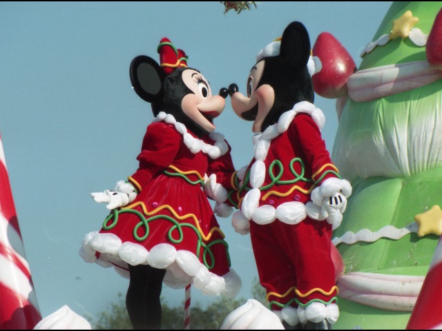 ミニーとミッキー（ミッキーのクリスマス・オン・パレード）