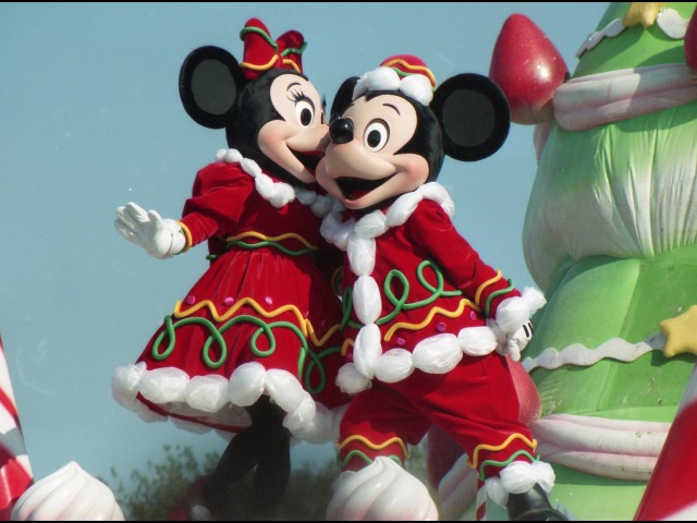 ミニーとミッキー（ミッキーのクリスマス・オン・パレード）