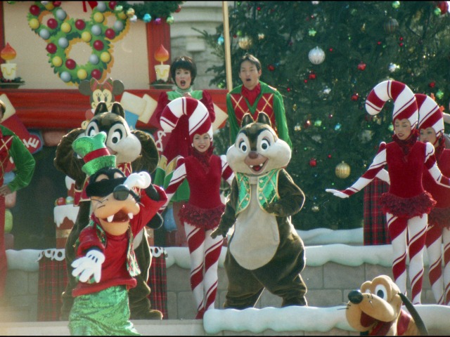 グーフィー、チップ、デール、プルート（ミッキーのクリスマスプレゼント）