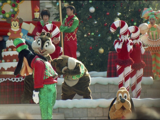 グーフィー、チップ、デール、プルート（ミッキーのクリスマスプレゼント）