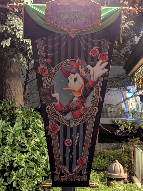 ドナルドの旗（ディズニー・ハロウィーン 2025）