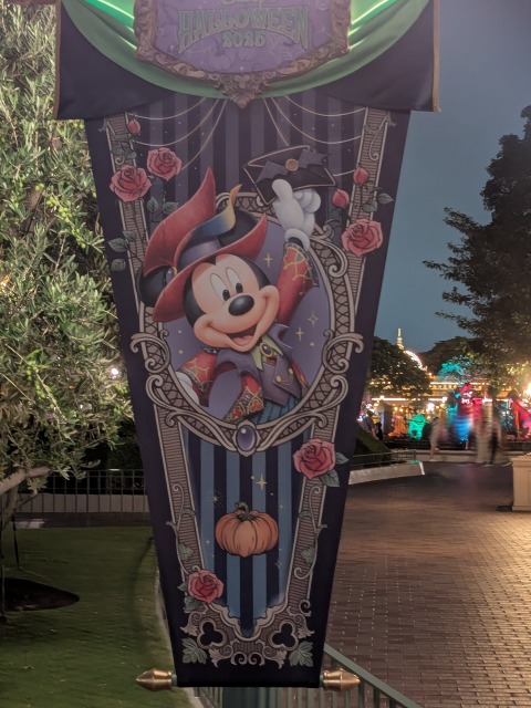 ミッキーの旗（ディズニー・ハロウィーン 2025）