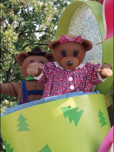 クマのぬいぐるみ（ミッキーのクリスマス・オン・パレード）