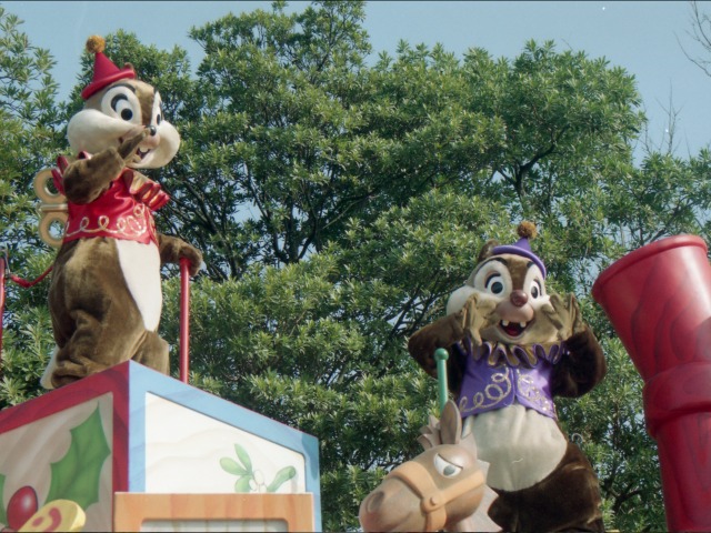チップとデール（ミッキーのクリスマス・オン・パレード）