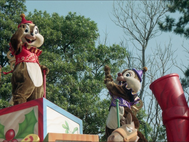 チップとデール（ミッキーのクリスマス・オン・パレード）
