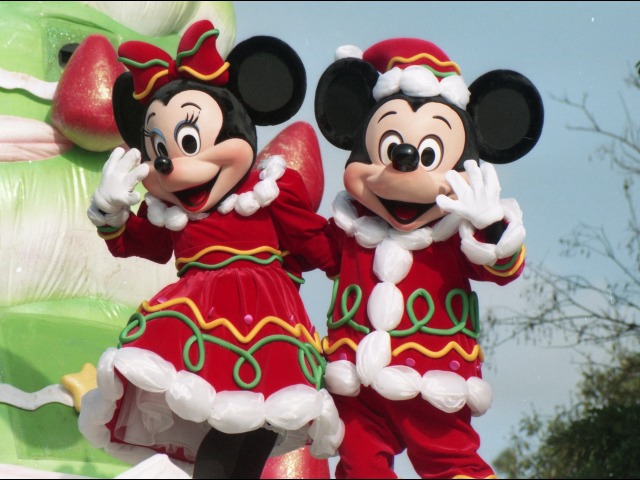 ミニーとミッキー（ミッキーのクリスマス・オン・パレード）