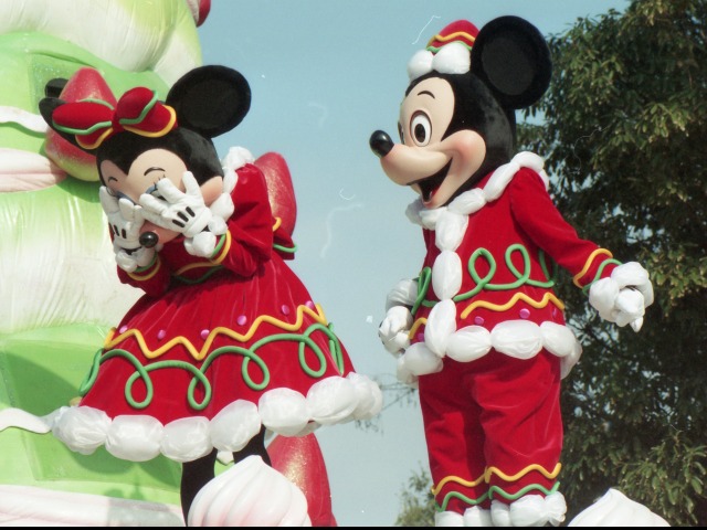 ミニーとミッキー（ミッキーのクリスマス・オン・パレード）