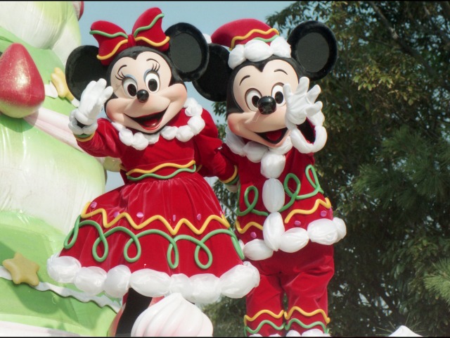 ミニーとミッキー（ミッキーのクリスマス・オン・パレード）