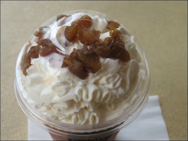 マロンクラシック ショコリキサー 上面（ゴディバ）