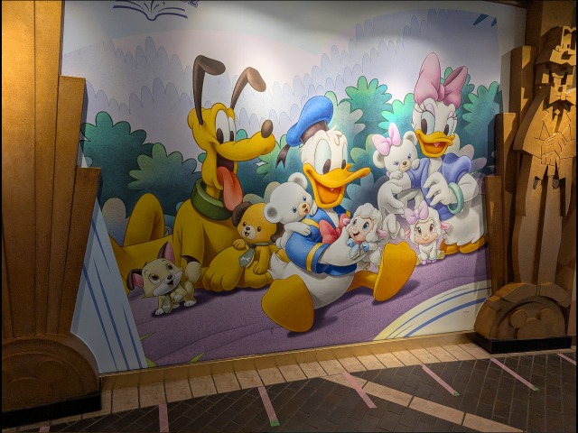 ドナルド、デイジー、プルート、ユニベアシティとユニべスティーズ（ディズニーストア）