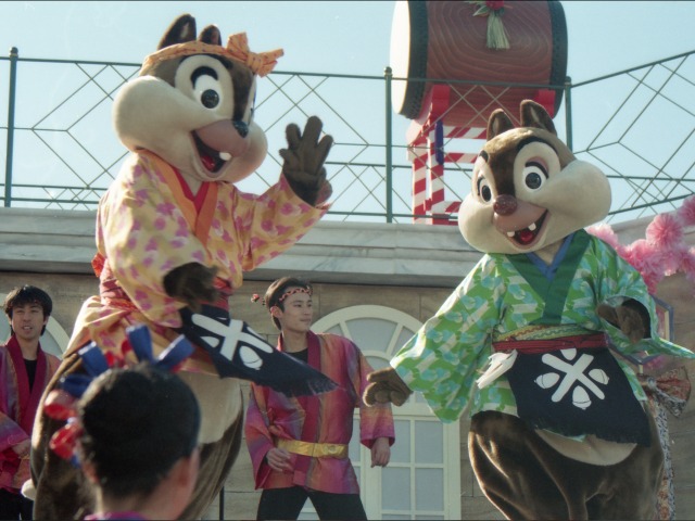 チップとデール（ニューヨーク“お正月”グリーティング）