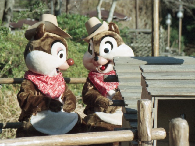 いかだのデールとチップ（ウエスタンランド）